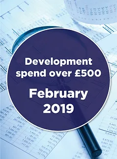 Development Spend - February 2019